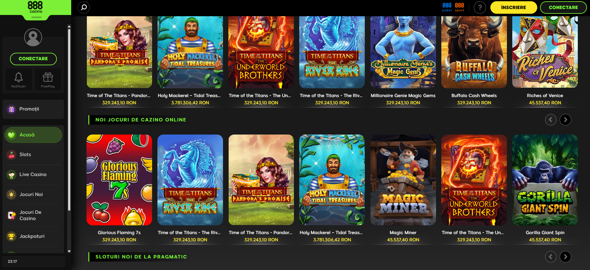 888 Casino Romania.