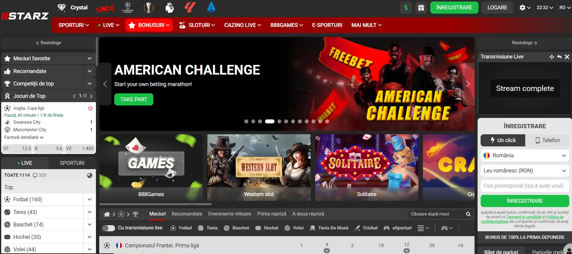 888Starz Casino Romania.